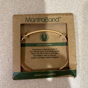 MantraBand Gold Inspirational Bracelet